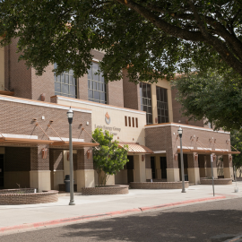 The LEAC building at the main campus for Laredo College